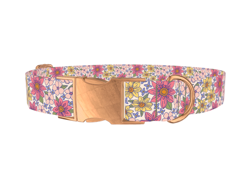 Floral Meadow Dog Collar