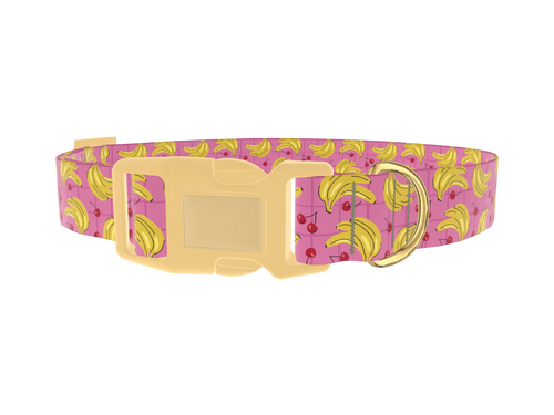 Banana Cherry Dog Collar