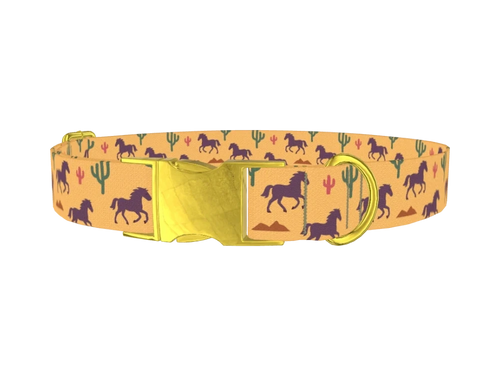 WESTERN_HorsesDesertYellow