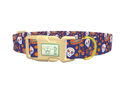 Dia de Muertos Dog Collar