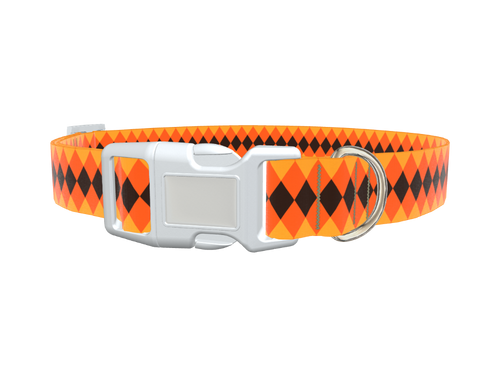 Halloween Rhombus Dog Collar