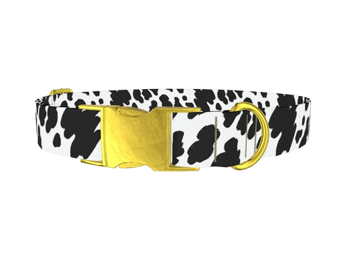 Cow Pattern Dog Collar