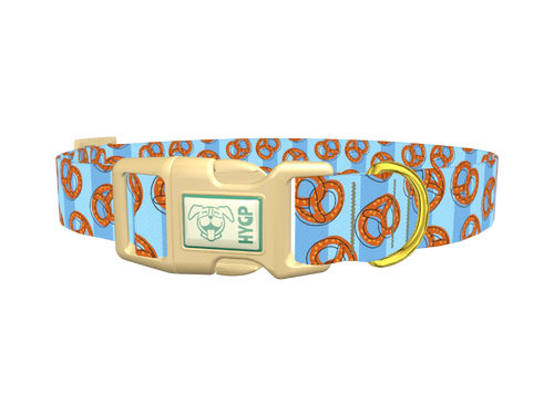 Pretzel Pattern Dog Collar