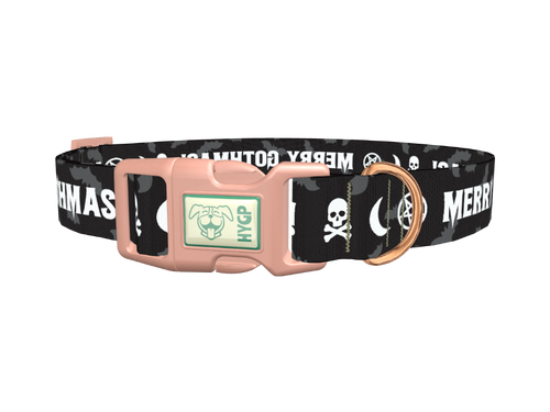 Gothic Christmas Dog Collar