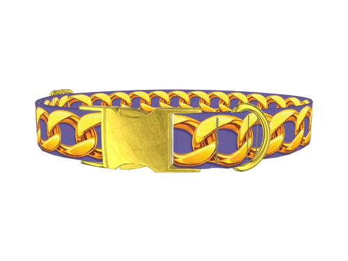 Golden Chain Lilac Dog Collar