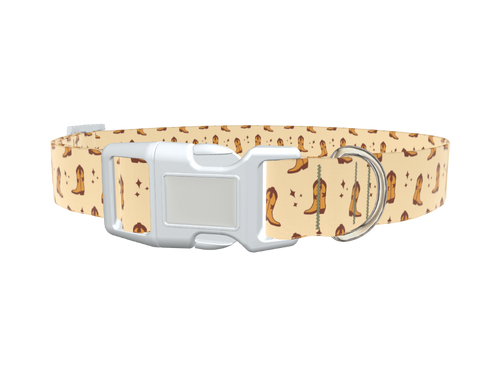 Western Cowboy Boot Dog Collar