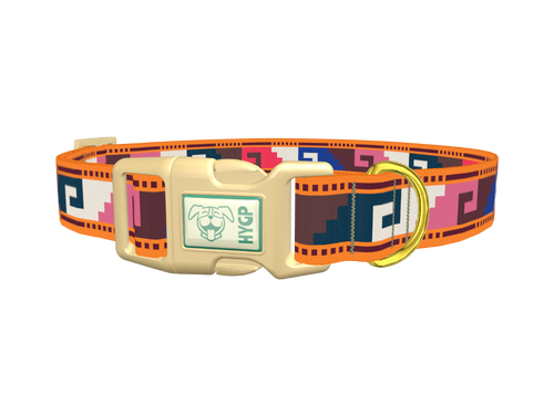 Aztec Meander Dog Collar