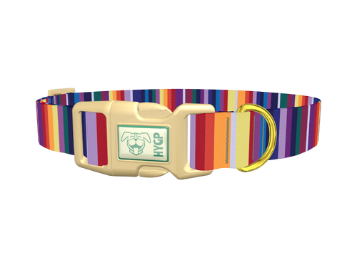 Colorful Mexican Stripe Dog Collar