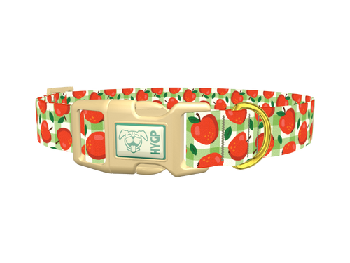 Apple Picnic Dog Collar