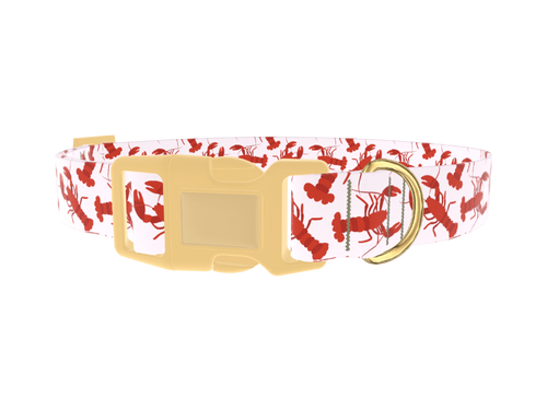 Lobster Pattern Dog Collar