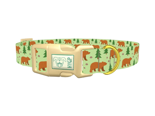Forest Bear Dog Collar