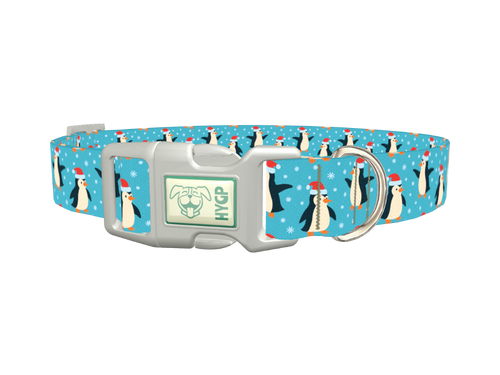 Christmas Penguin Dog Collar