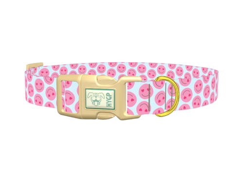 Heart Smile Emoji Dog Collar