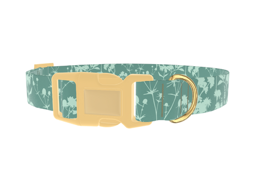Botanical Silhouette Dog Collar