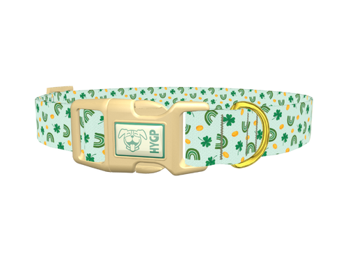 St. Patrick's Day Rainbow Dog Collar