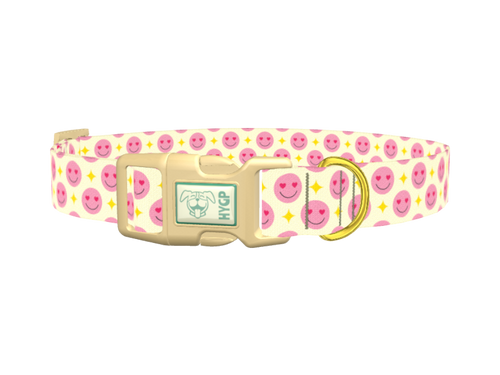 Valentine Smiley Dog Collar