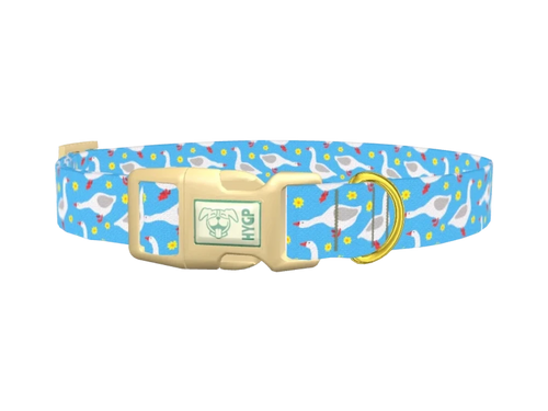 Goose Floral Dog Collar