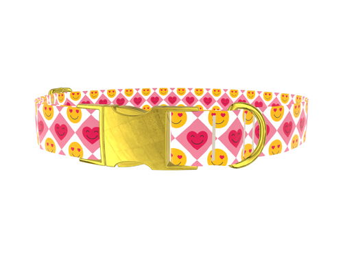 Heart Emoji Dog Collar