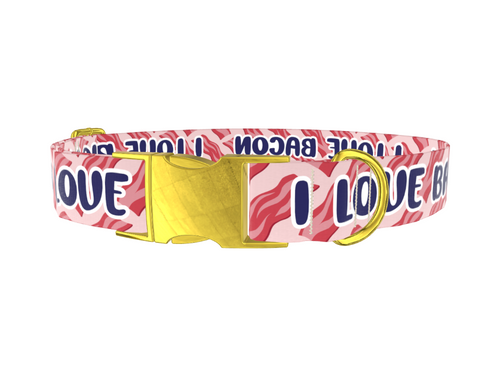 Bacon Love Dog Collar
