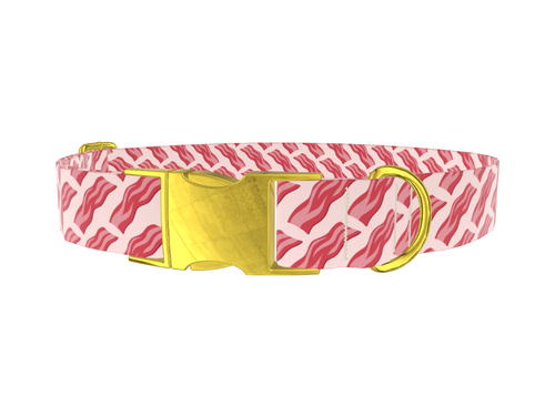 Bacon Pattern Dog Collar