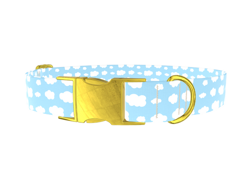 Cloud Pattern Dog Collar