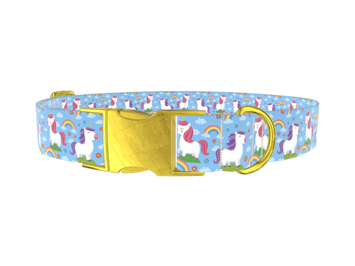 Unicorn Rainbow Dog Collar