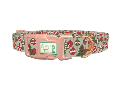 Vintage Christmas Dog Collar