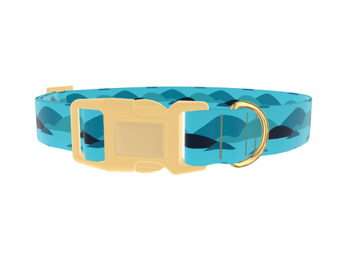 Abstract Landscape Dog Collar