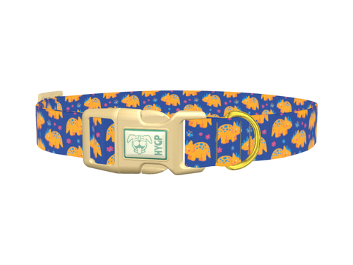 Dinosaur Print Dog Collar