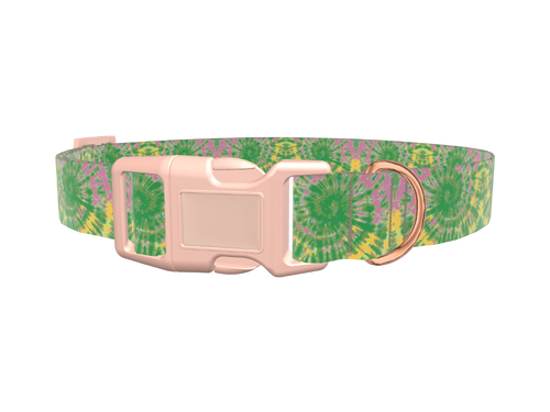 Tie Dye Spiral Dog Collar