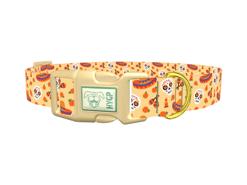 Dia de los Muertos Dog Collar