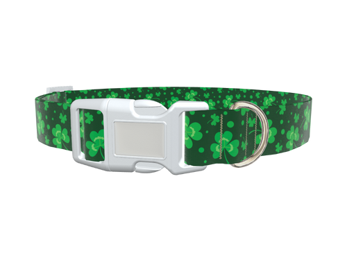 St. Patrick's Clover Dog Collar