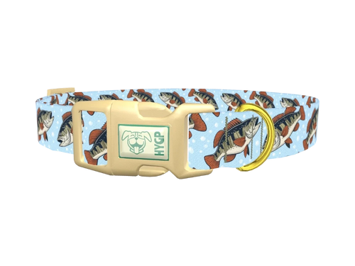 Bass Fish Dog Collar