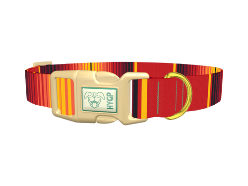 Mexican Red Stripe Dog Collar