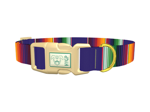 Colorful Stripes Dog Collar