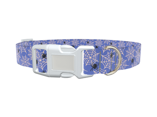 Spider Web Halloween Dog Collar