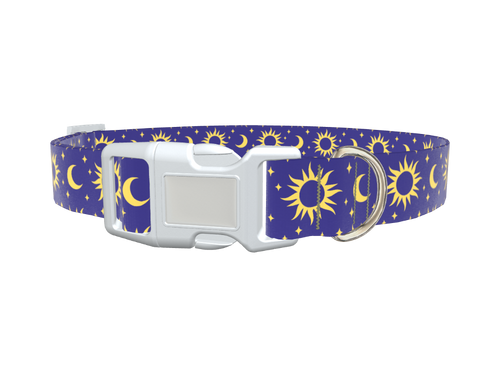 Sun and Moon Dog Collar
