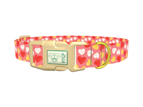 Sweetheart Pattern Dog Collar