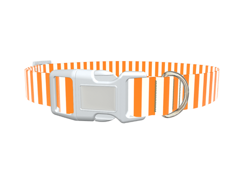 Halloween Stripes Dog Collar
