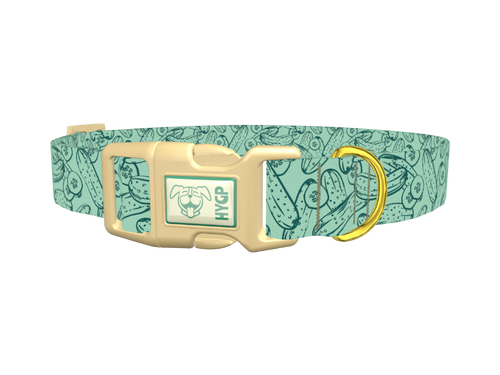 Cucumber Pattern Dog Collar