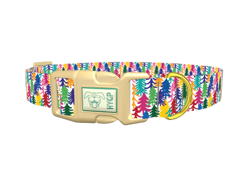 Christmas Tree Pattern Dog Collar