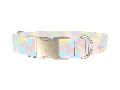 Abstract Pastel Dog Collar