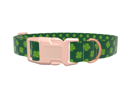 Chevron Clover Dog Collar