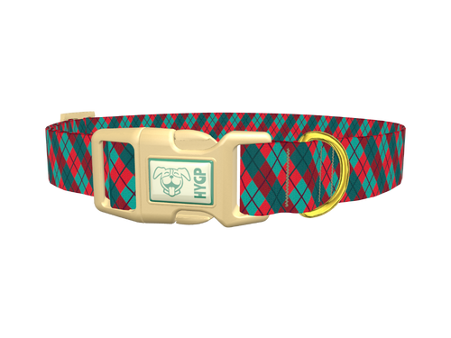 Rhombus Plaid Dog Collar