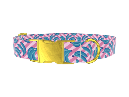 Blue Banana Dog Collar
