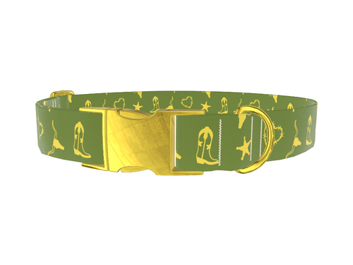 Cowboy Star Dog Collar