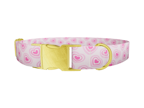 Layered Heart Dog Collar