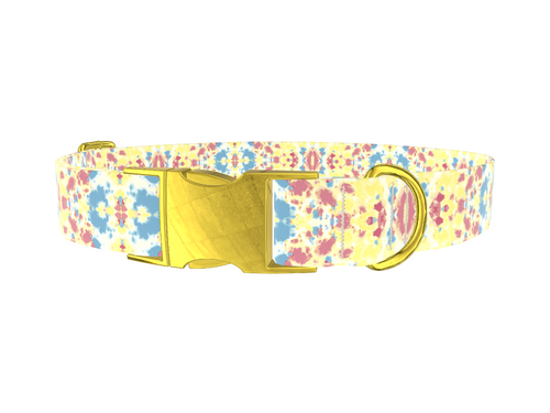 Pastel Abstract Dog Collar