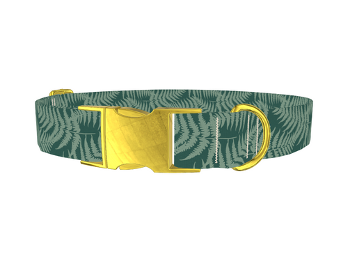 Fern Leaf Dog Collar