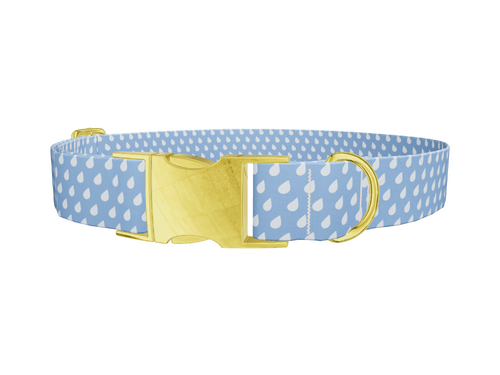 Raindrop Pattern Dog Collar